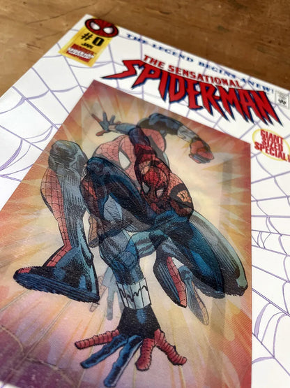 Comic - Sensational Spider-man #0 Hologram Lenticular Cover