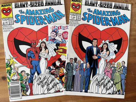 Comic Set - Amazing Spider-man Annual #21 Jim Shooter Firma