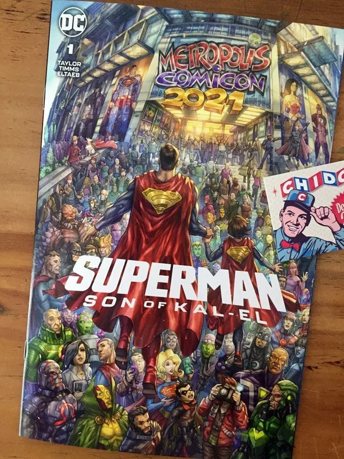 Comic - Superman Son Of Kal-el #1 Alan Quah Trade Variant