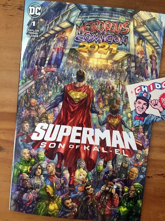 Comic - Superman Son Of Kal-el #1 Alan Quah Trade Variant