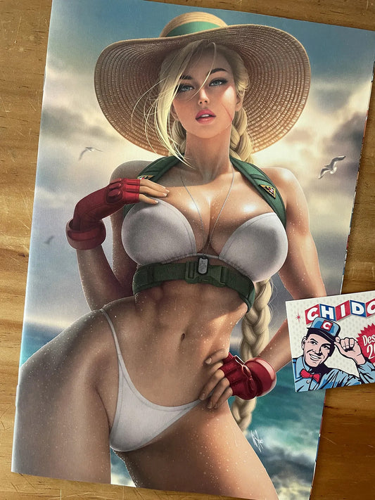 Comic - Street Fighter Swimsuit 2026 Warren Louw Cammy Sdcc