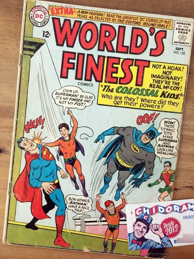 Comic - World's Finest #152 Batman Superman 1965