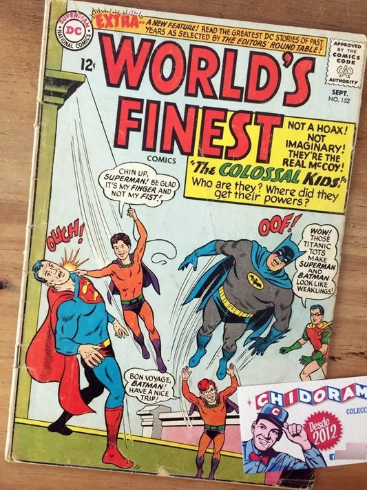 Comic - World's Finest #152 Batman Superman 1965