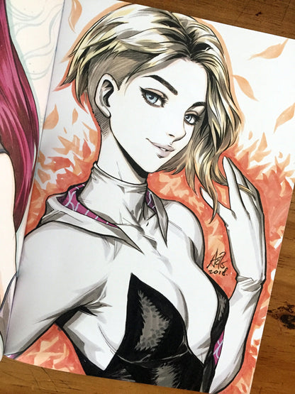 Sketchbook - Ink & Brush Arttrober 2019 Artgerm Firmado