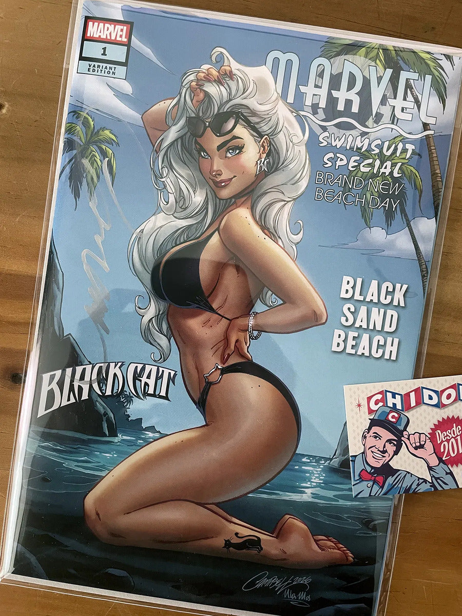 Comic - Marvel Swimsuit Beach Day Campbell Black Cat Firma