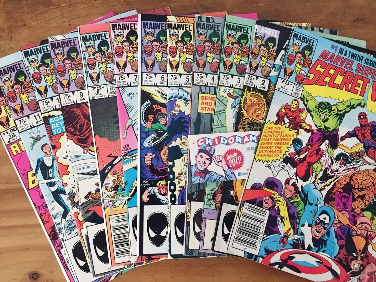Comic Set - Secret Wars 1984 Black Spider-man Jim Shooter