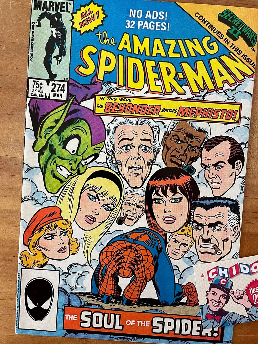 Comic - Amazing Spider-man #274 Green Goblin John Romita Sr