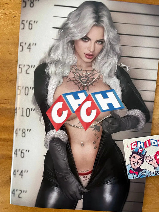 Comic - Power Hour 3 Black Cat Full Body Topless Shikarii