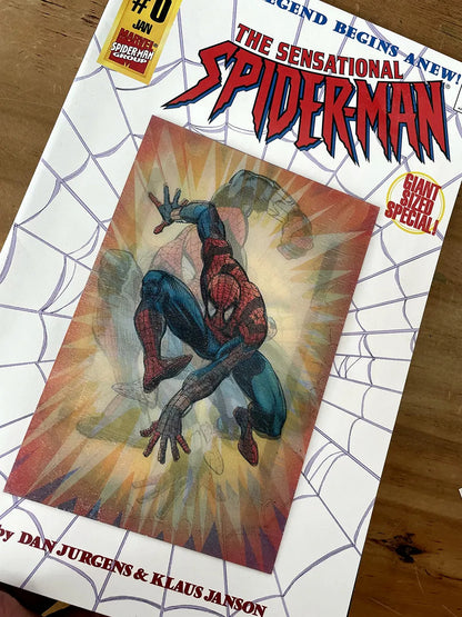 Comic - Sensational Spider-man #0 Hologram Lenticular Cover