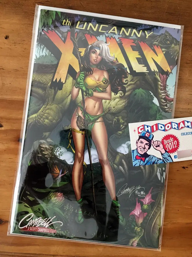 Comic - Uncanny X-men #12 Scott Campbell Rogue Sexy Savage