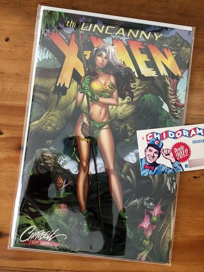 Comic - Uncanny X-men #12 Scott Campbell Rogue Sexy Savage