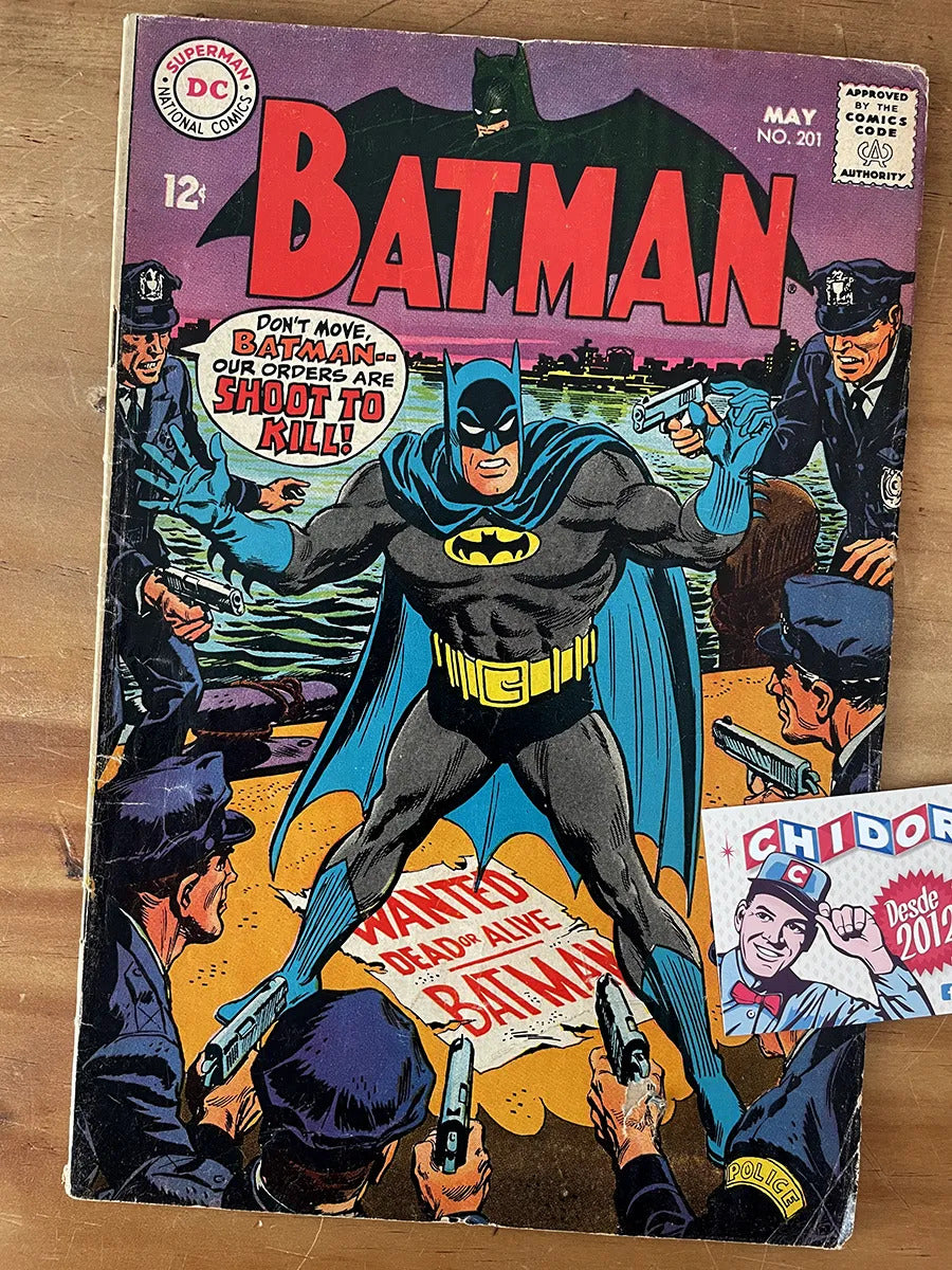 Comic - Batman #201 1968 Novick