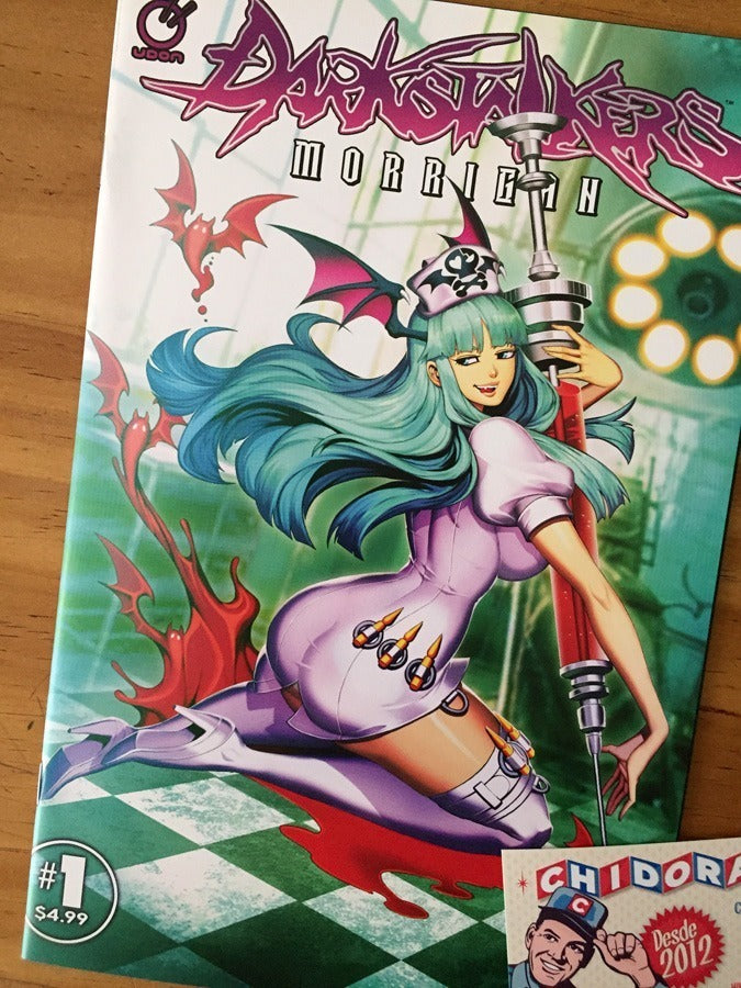 Comic - Darkstalkers Morrigan #1 Nurse Sexy Street Fighter