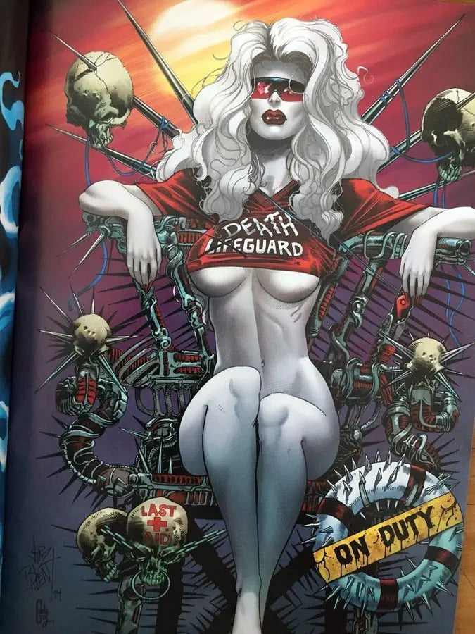 Comic - Lady Death Lingerie #1 Premiere Firmada Pulido Coa