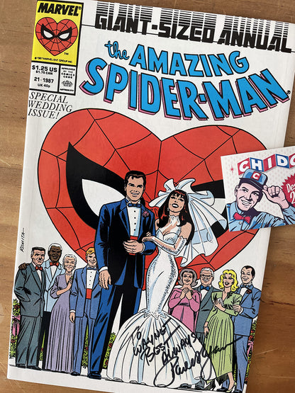Comic Set - Amazing Spider-man Annual #21 Jim Shooter Firma