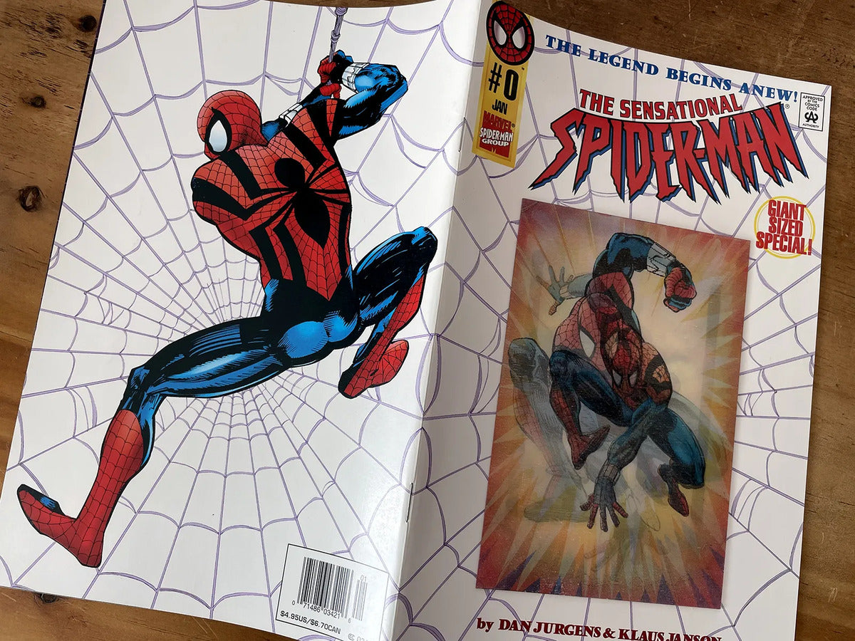 Comic - Sensational Spider-man #0 Hologram Lenticular Cover