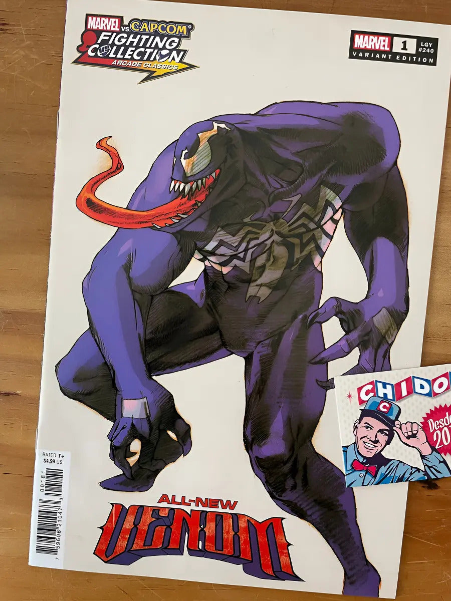 Comic - All New Venom #1 Marvel Vs Capcom Bengus Variant