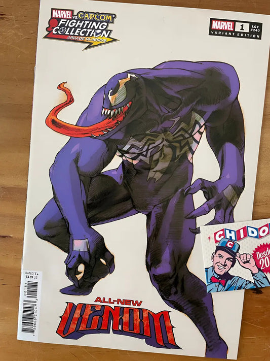 Comic - All New Venom #1 Marvel Vs Capcom Bengus Variant