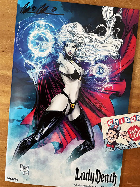 Comic - Lady Death Malevolent Decimation #1 Todd Mcfarlane