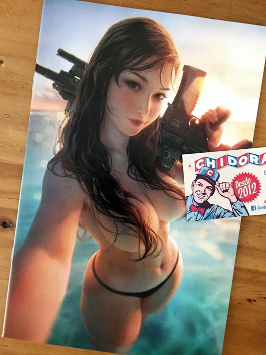 Comic - Gun Honey Blood For Blood #1 Warren Louw Sexy Var A