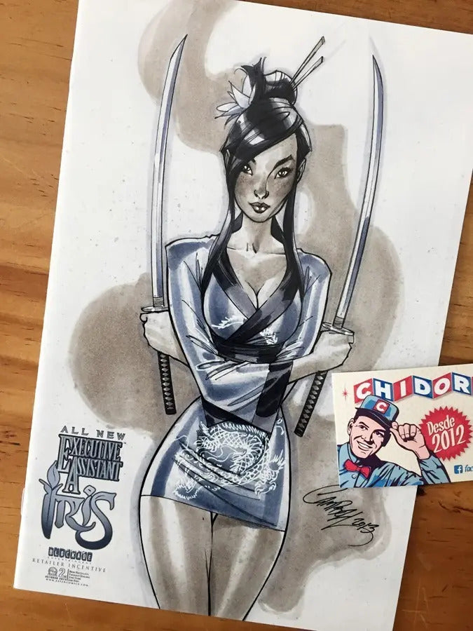 Comic - Executive Iris 2 Scott Campbell Sketch Variant Aspen
