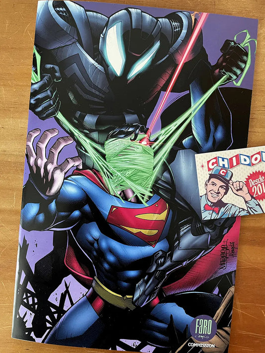 Comic - Faro's Lounge Superman Vs Spider-man Jose Varese