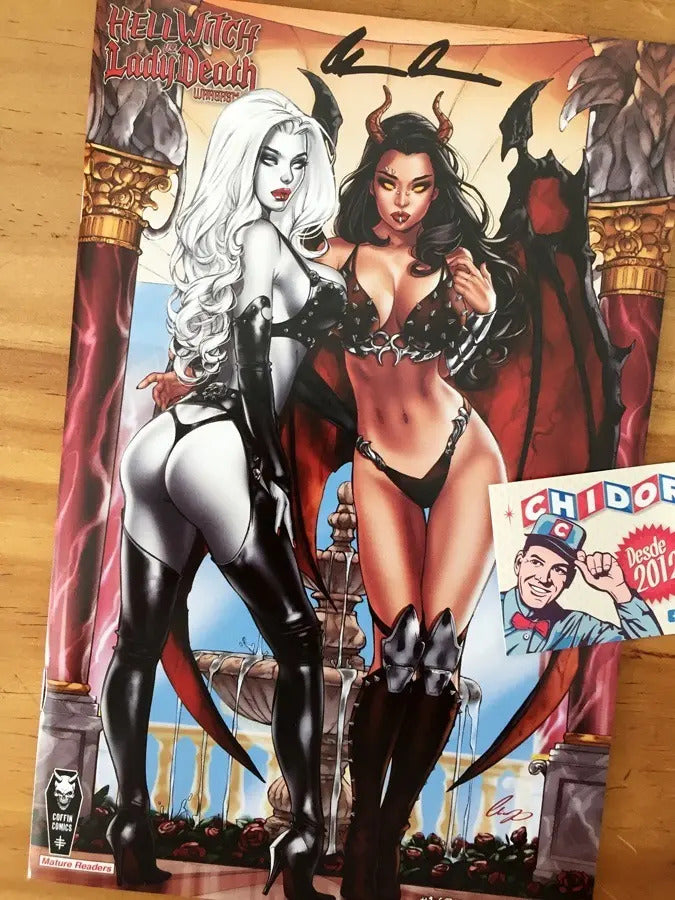 Comic - Hellwitch Vs Lady Death Wargasm #1 Elite Chatzoudis