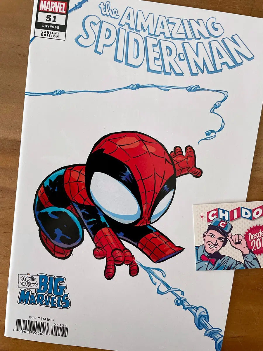 Comic - Amazing Spider-man #51 Skottie Young Baby