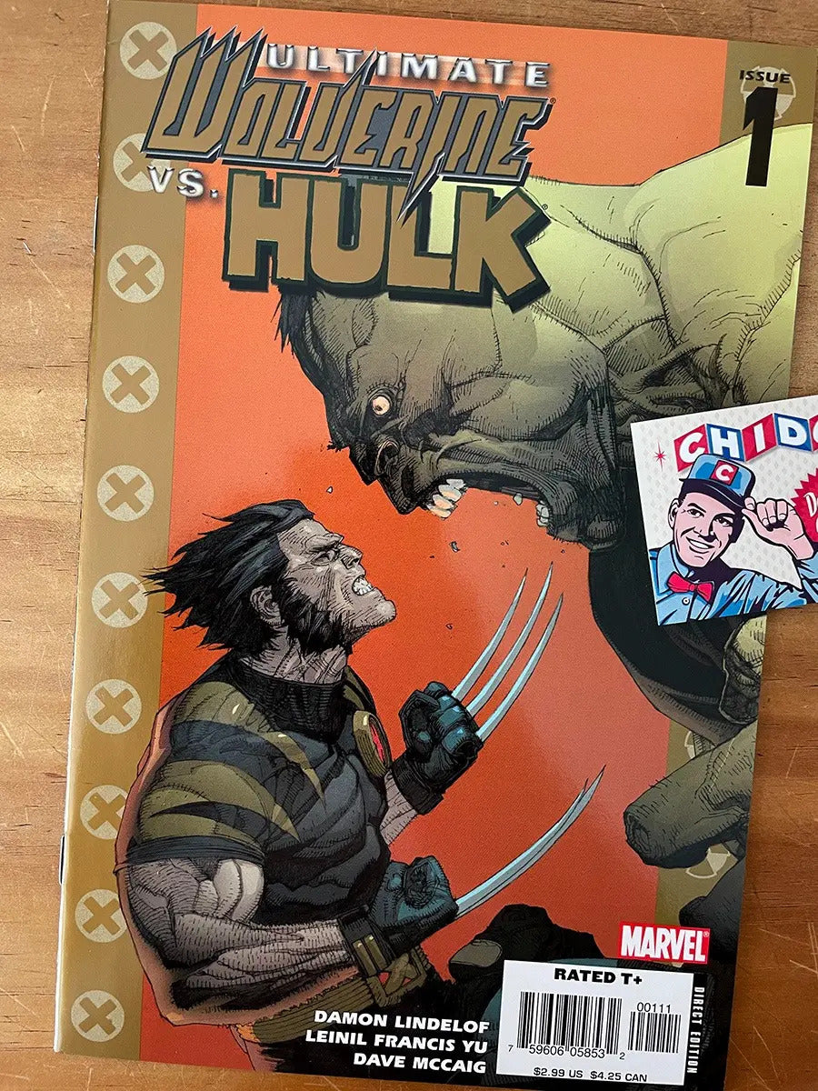 Comic Set - Ultimate Wolverine Vs Hulk