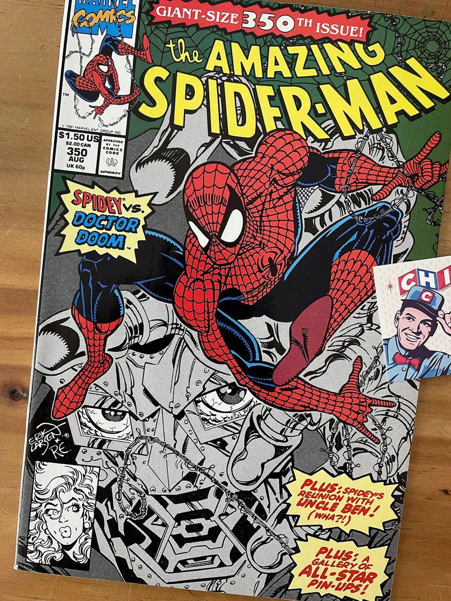 Comic - Amazing Spider-man #350 Erik Larsen Dr Doom