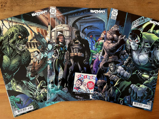 Comic Set - Batman #163 Villains Hush Connecting Set Jim Lee