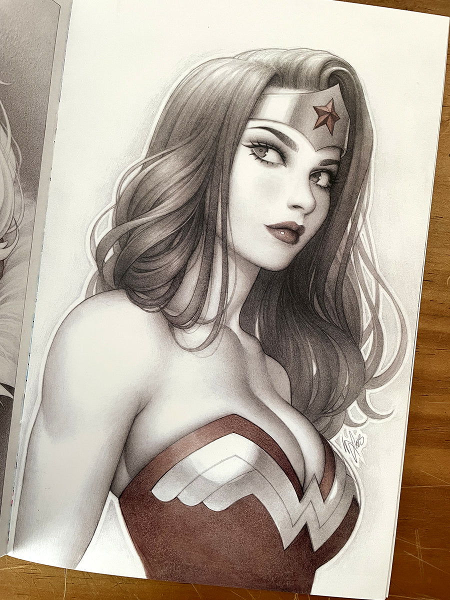 Sketchbook - Blend 5 Warren Louw Invisible Woman Signed
