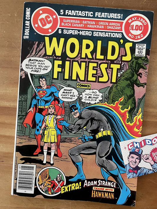Comic - World's Finest #262 Superman Batman