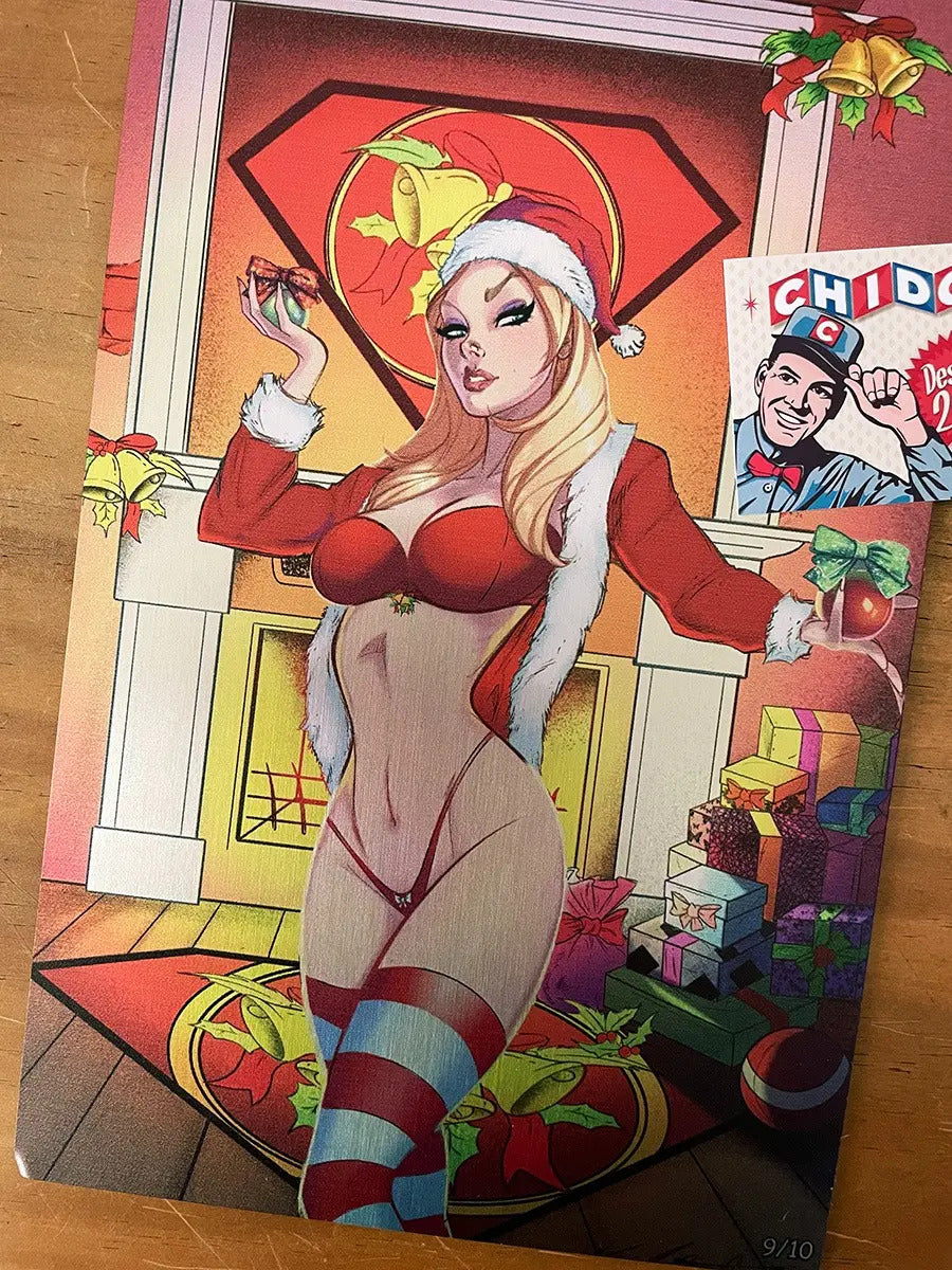 Comic - Skyline #1 Metal Cover Sexy Christmas Holiday