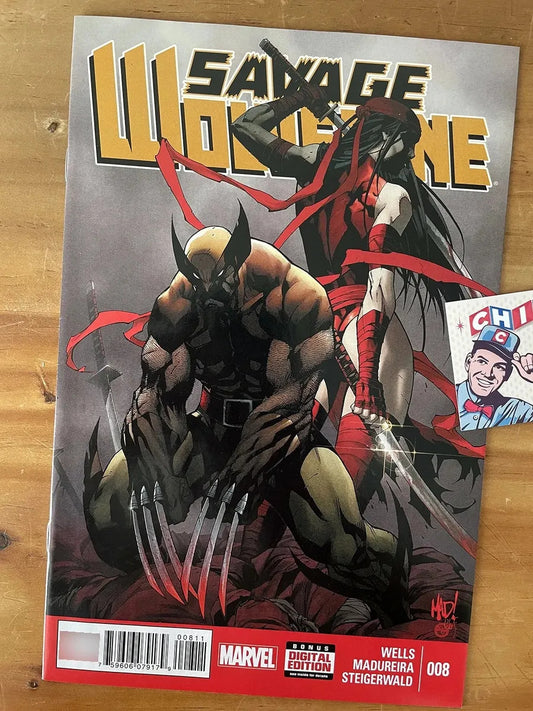 Comic - Savage Wolverine #8 Joe Madureira Elektra