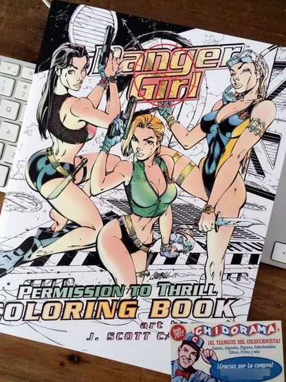 Libro - Danger Girl Permission Coloring Scott Campbell