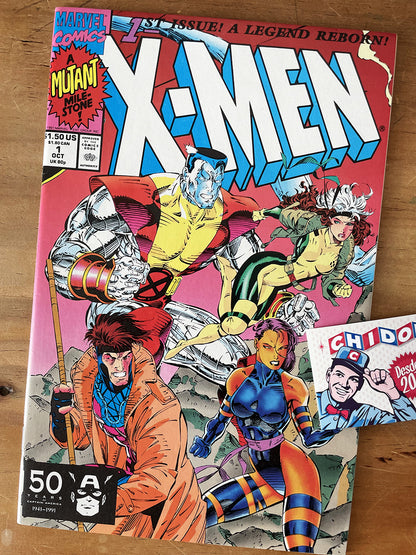 Comic Set - X-men #1 Jim Lee Set Connecting Completo Jean