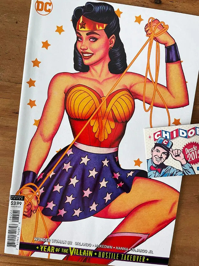 Comic - Wonder Woman #82 Frison Sexy Variant