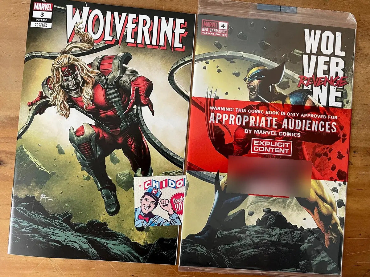 Comic - Wolverine Revenge #4 Y #5 Connecting Set Mico Suayan