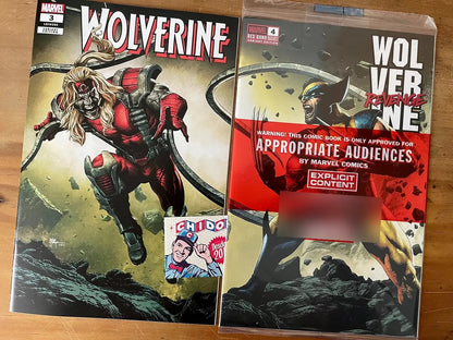 Comic - Wolverine Revenge #4 Y #5 Connecting Set Mico Suayan