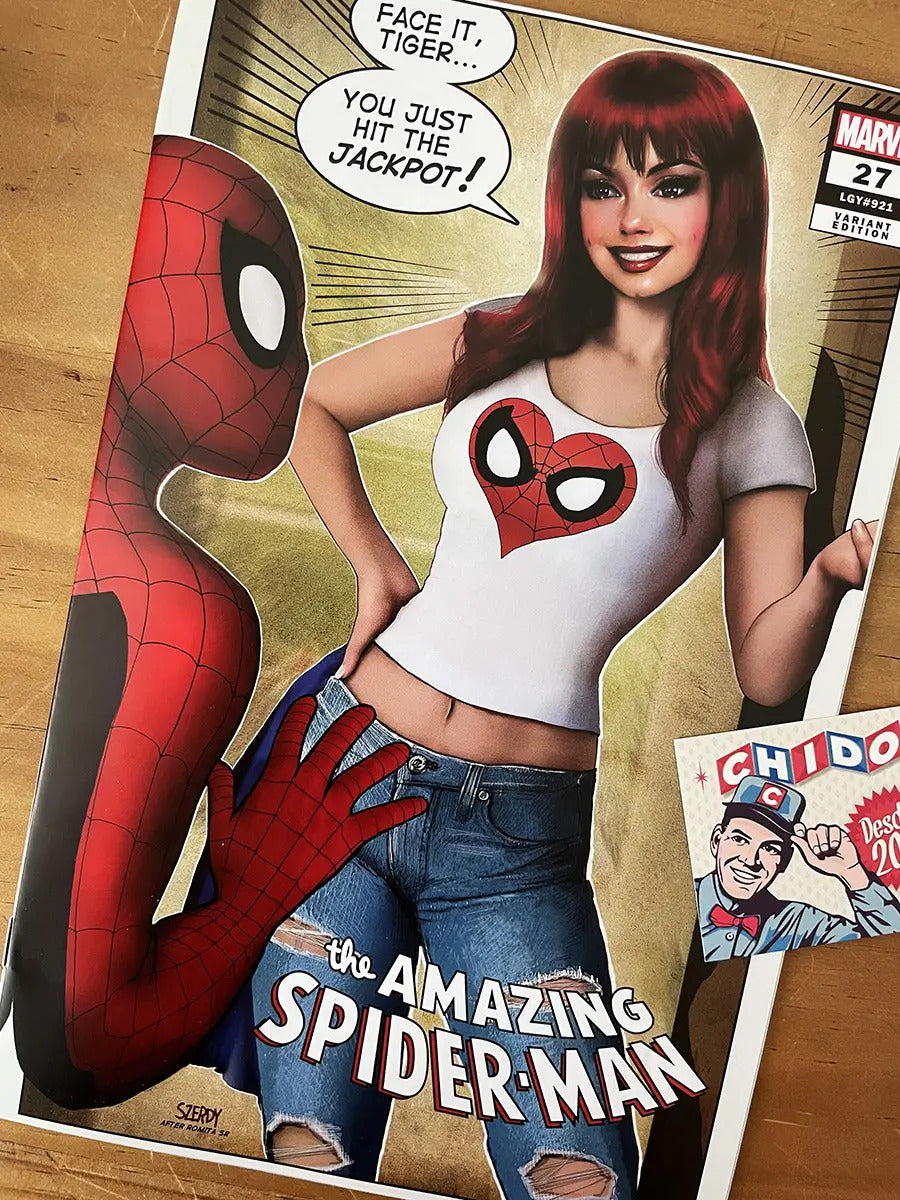 Comic - Amazing Spider-man #27 Szerdy Sexy Mj Trade Variant