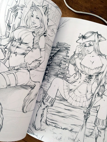 Comic Sketchbook - Lines Vol. 1 Elias Chatzoudis Firma Sexy