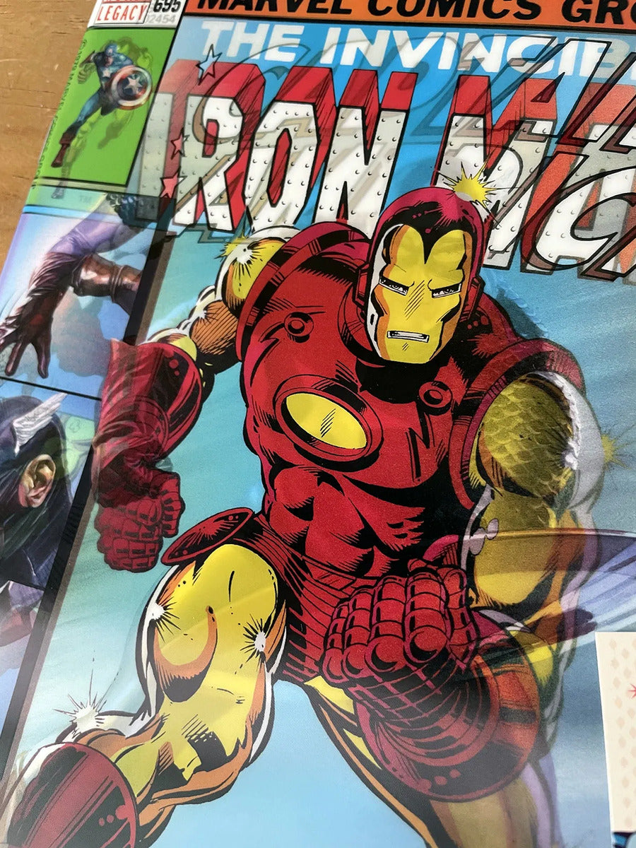 Comic - Captain America #695 3d Iron Man #126 Alex Ross