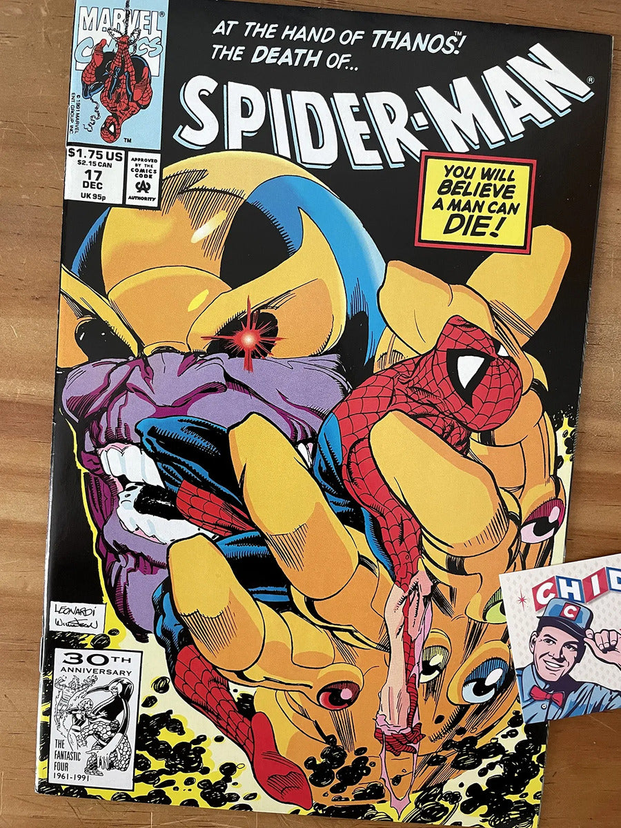 Comic - Spider-man #17 Thanos Cover