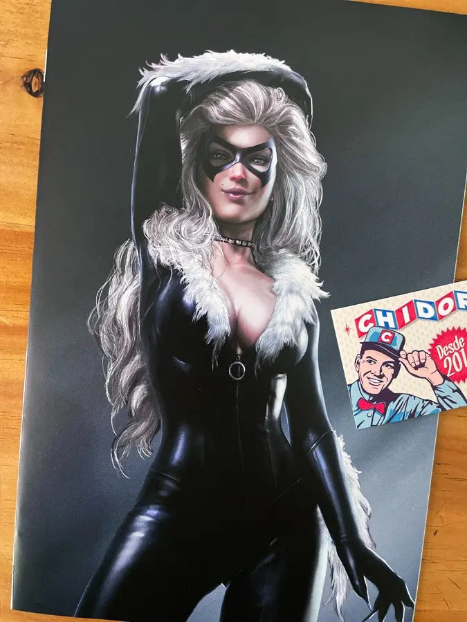 Comic - Amazing Spider-man #28 Tiago Da Silva Black Cat B