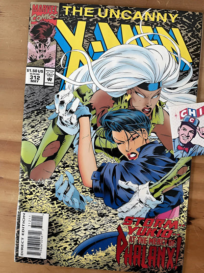 Comic - Uncanny X-men #312 Joe Madureira Storm Gambit