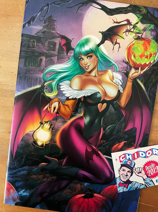 Comic - Darkstalkers Hsien-ko #1 Morrigan Chatzoudis Sexy