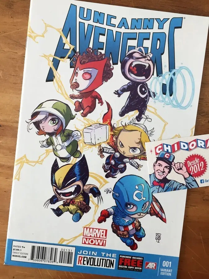 Comic - Uncanny Avengers #1 Skottie Young Baby