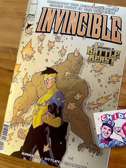 Comic - Invincible #19 Foil 1st Battle Beast Aparición