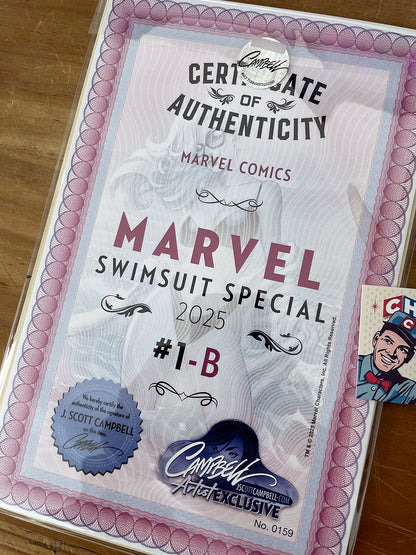 Comic - Marvel Swimsuit Special #1 Campbell Firma Black Cat